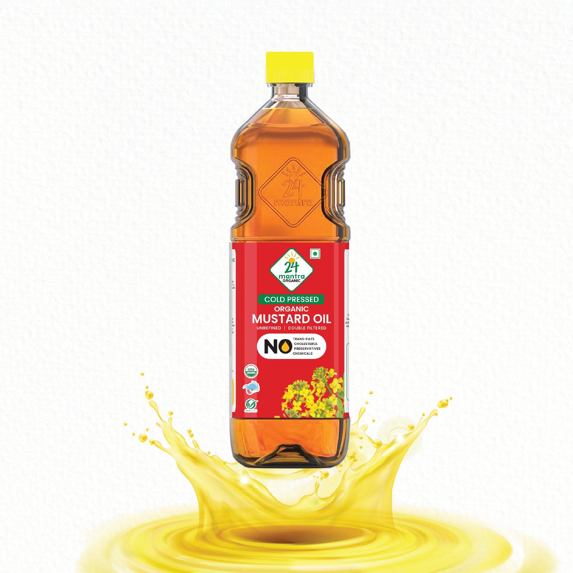 Cold Pressed Organic Mustard Oil