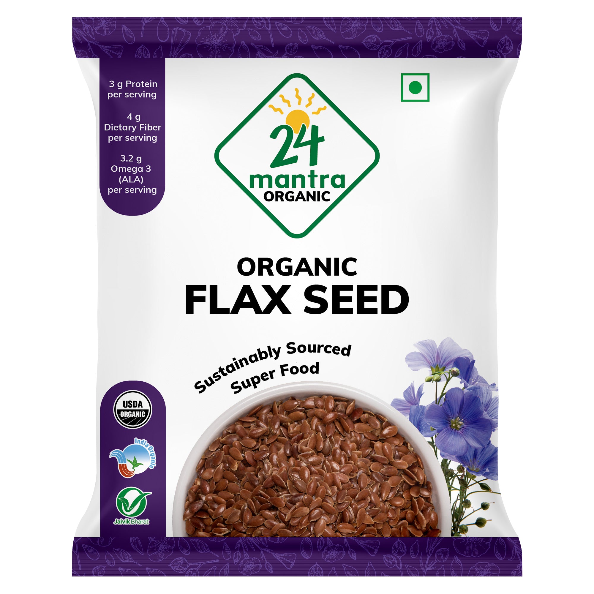 Organic Flax Seeds -200g