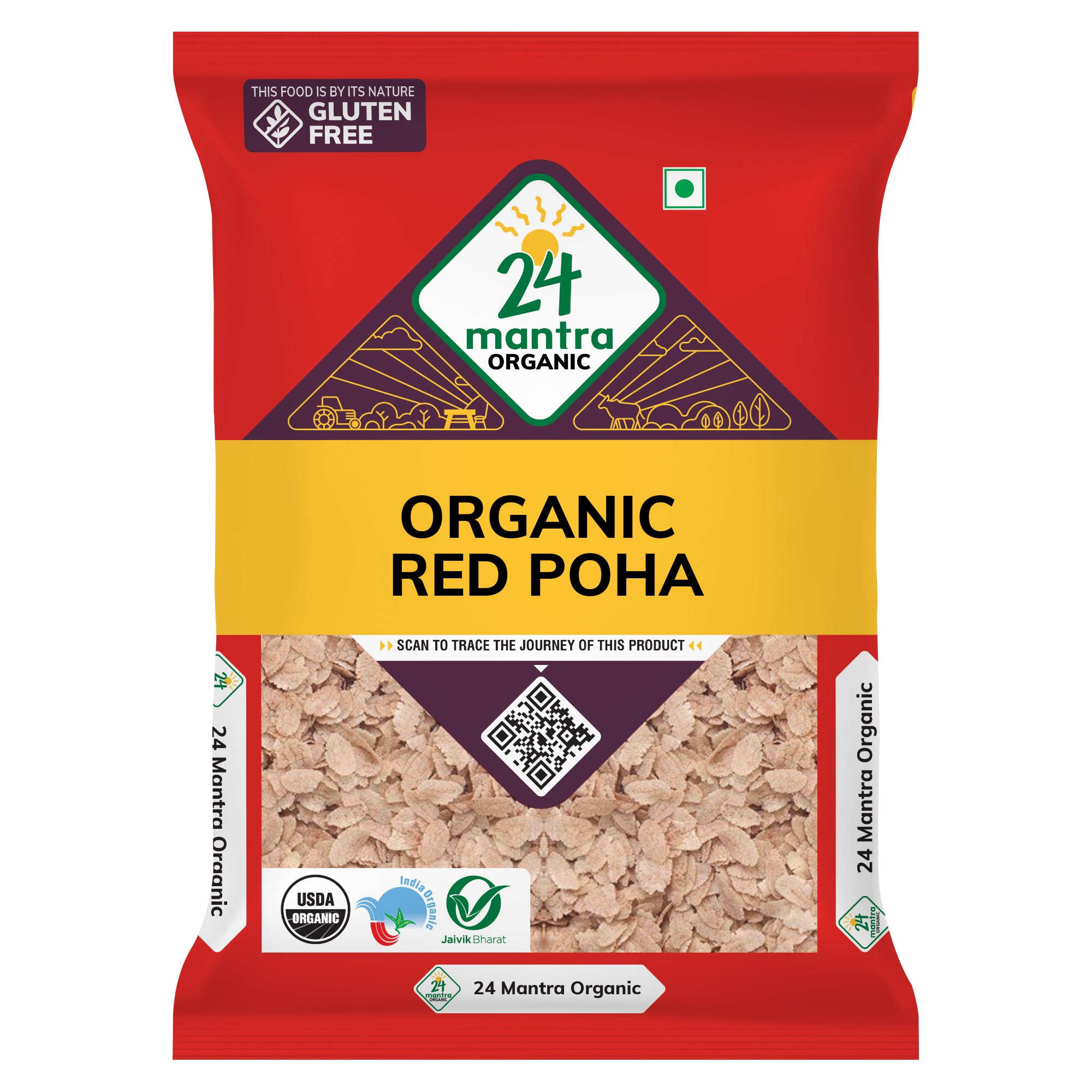 Organic Red Poha