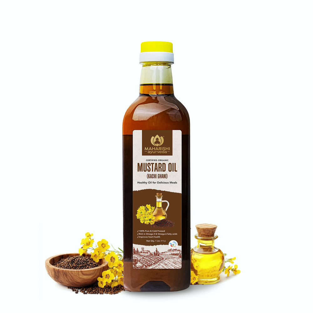 Pure Cold Pressed Mustard Oil | Supports Healthy Digestion - 1L