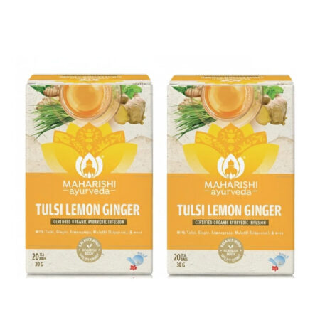 Tulsi Lemon Ginger Tea | Supports Immunity & Digestion